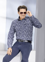 Tolles "Milano Italy"-Hemd BLAU