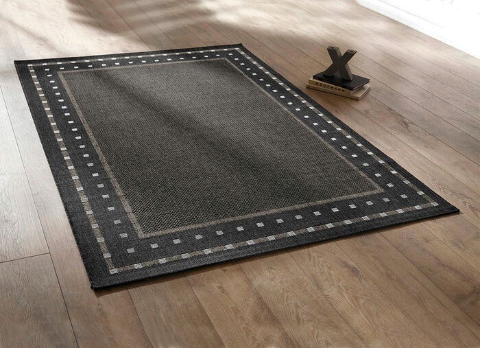 Strapazierfähige Brücken und Teppiche ANTHRAZIT