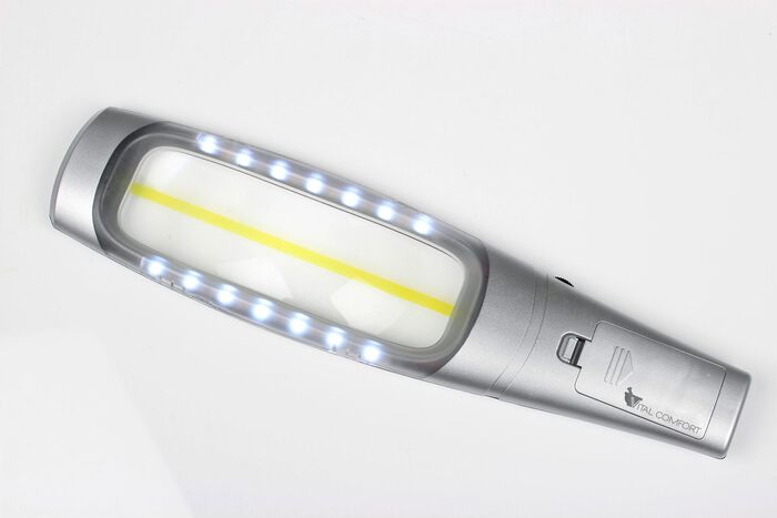 Handliche und praktische LED-Lupe 