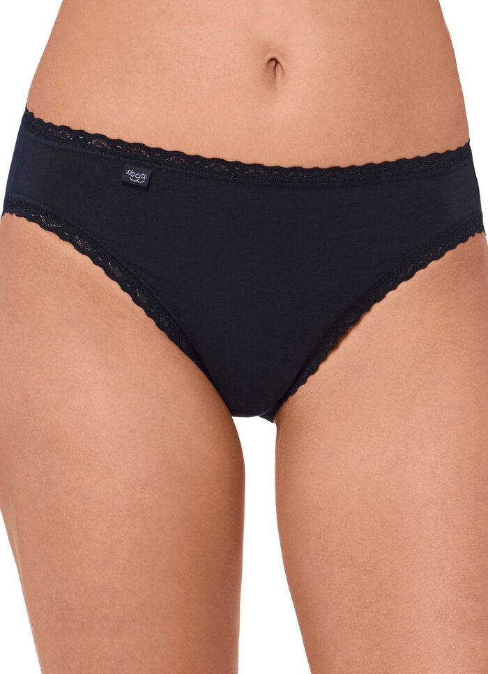 Sloggi 24/7 Dreierpack Slips mit Spitzenbandabschl&uuml;ssen 