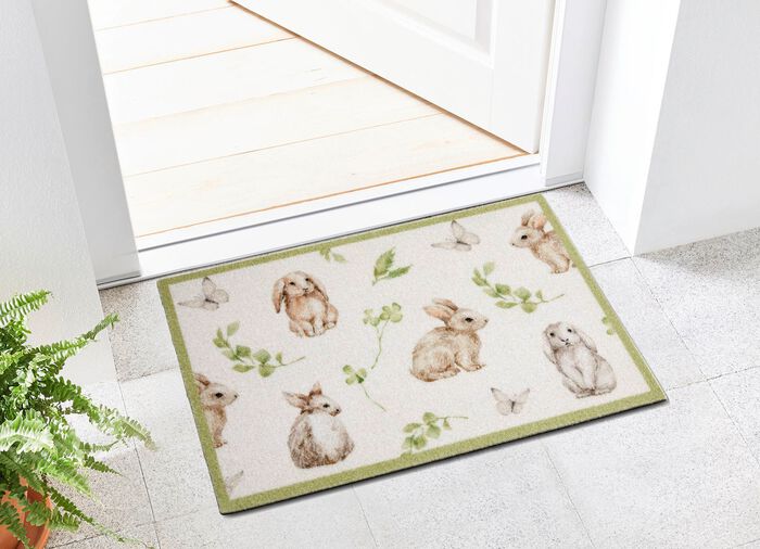 Fu&szlig;matte mit beschichteter R&uuml;ckseite 