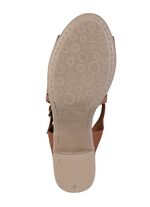 Andrea Conti Sandalette mit Zier-Perforation COGNAC