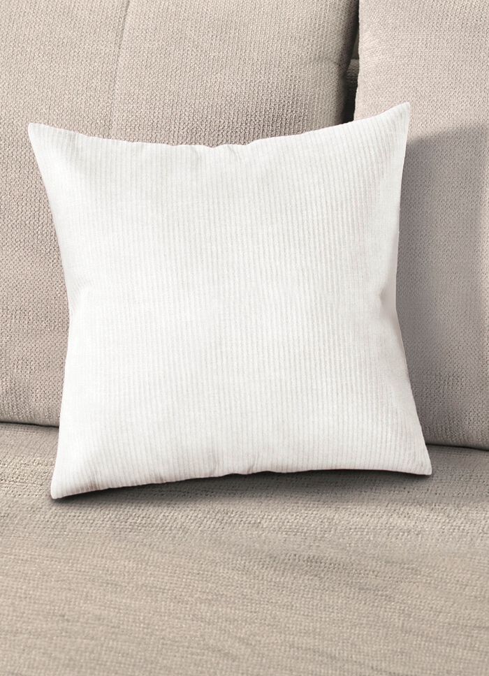Feincord Kissenbezug mit Rei&szlig;verschluss 