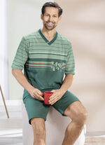 Shorty mit V-Ausschnitt 