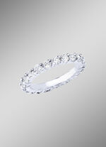 Memoire-Brillantring mit ca. 16 Brillanten 