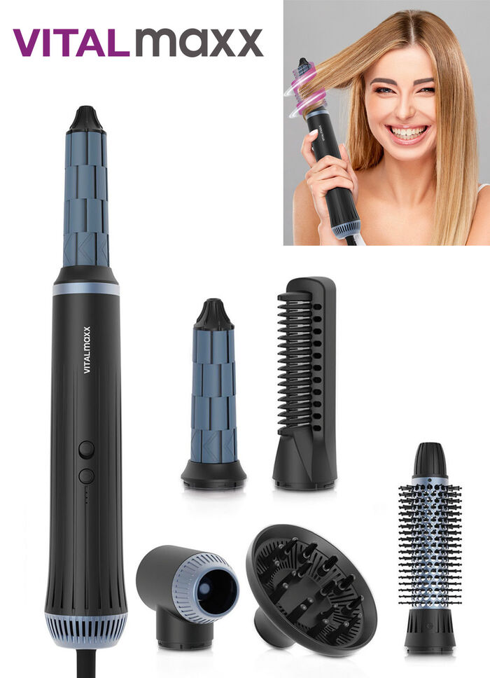Air Curler Plus mit 6 verschiedenen Aufsätzen 