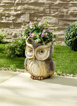 Pflanztopf Eule aus Magnesia 