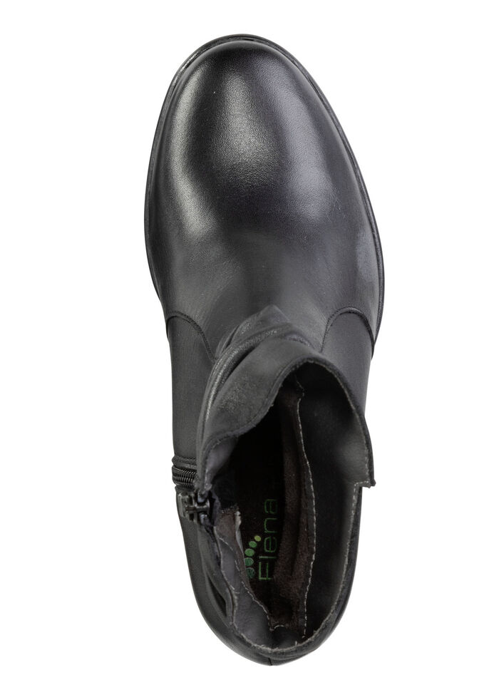 ELENA EDEN, modische Damen-Stiefeletten, Weite G, mit herausnehmbarem Fußbett SCHWARZ