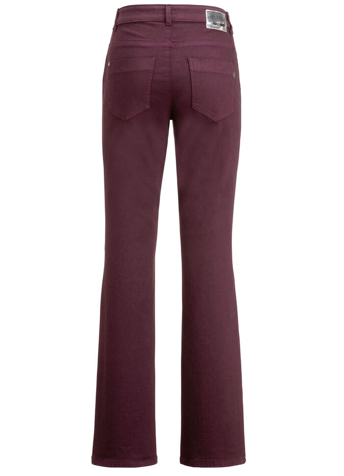 Magic-Jeans mit modisch weiterem Beinverlauf BORDEAUX