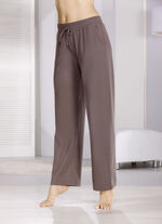 Schlaf- und Freizeithose mit Kordelzug im Dehnbund 