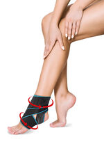 Flexible Fu&szlig;bandage mit Klettverschluss 