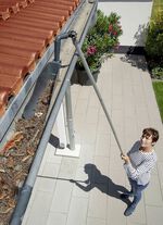 Dachrinnen-Reiniger Maxi f&uuml;r bis zu 4,5 m Arbeitsh&ouml;he 