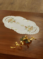 Liebevoll bestickte Tisch- und Raumdekoration MULTICOLOR