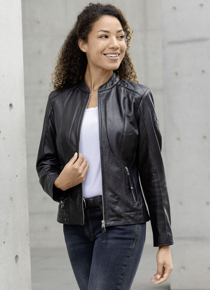 Lederkurzjacke von &bdquo;Cabrini&ldquo; 