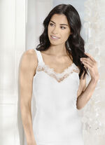 Zweierpack Hemden mit Tüllstickereispitze  