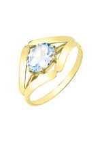 Damenring mit Blautopas 