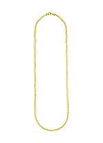 Geflochtene Halskette aus Gold 