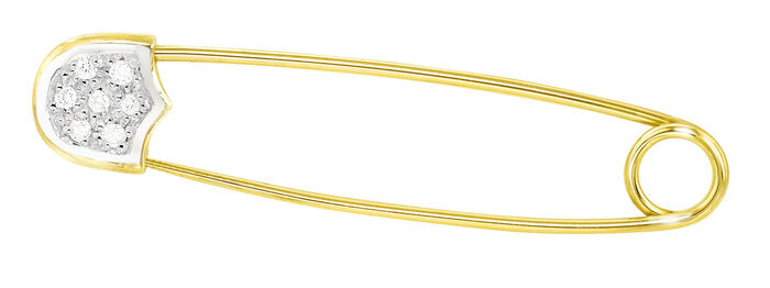 Brosche mit Brillanten 