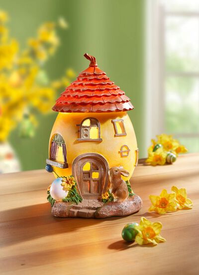 Beleuchtetes Osterhaus, batteriebetrieben 