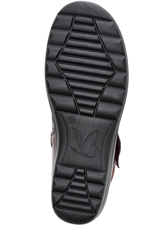 ELENA EDEN, atmungsaktive Damen-Boots, Weite H, mit Reißverschluss BORDEAUX