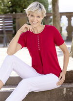 Shirt mit Strasszier 