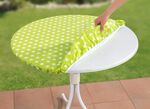 Abwaschbare Spann-Tischdecke GR&Uuml;N