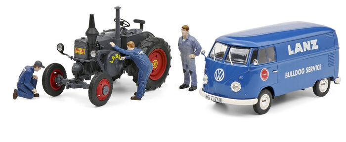 Schuco Set LANZ SERVICE aus Zinkdruckguss 