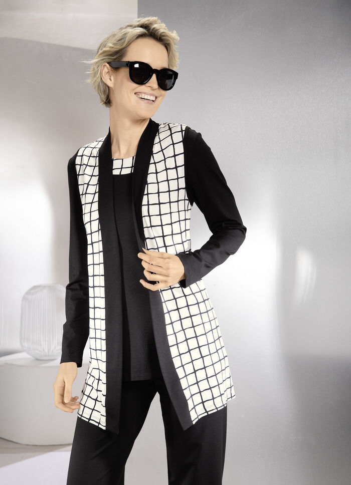 2-teiliges Set bestehend aus Weste und Shirt  