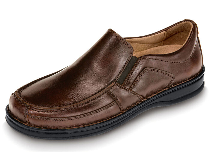 Gemini Slipper mit praktischen Gummiz&uuml;gen KASTANIE