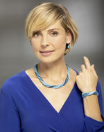 Armband mit Muranoglas in Blautönen 