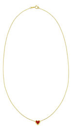 Romantische Halskette mit Herz 