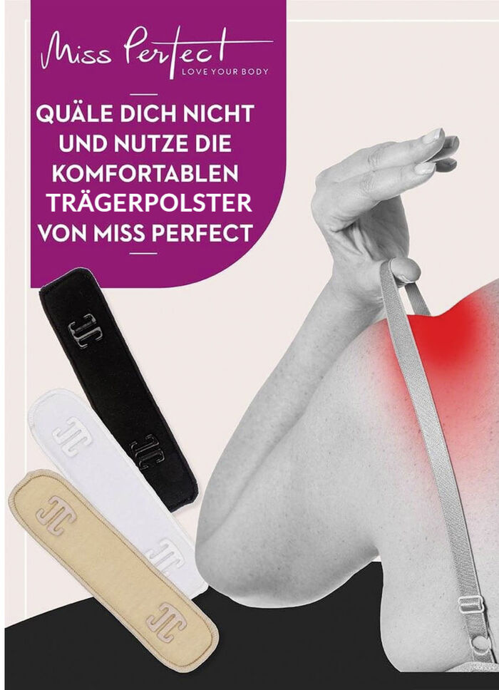 Miss Perfect 1 Paar Tr&auml;gerpolster 