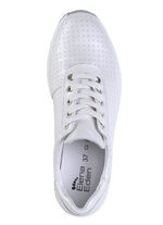 ELENA EDEN Sneaker mit Zierperforation PERLWEISS