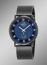 Master Time Funk-Herrenuhr mit Edelstahlband 