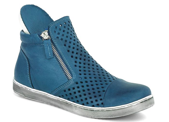 Andrea Conti, sommerliche Damen-Stiefeletten, mit herausnehmbarem Fu&szlig;bett JEANS