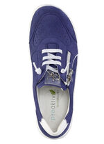 Waldläufer Sneaker mit Perforation MARINE-WEISS