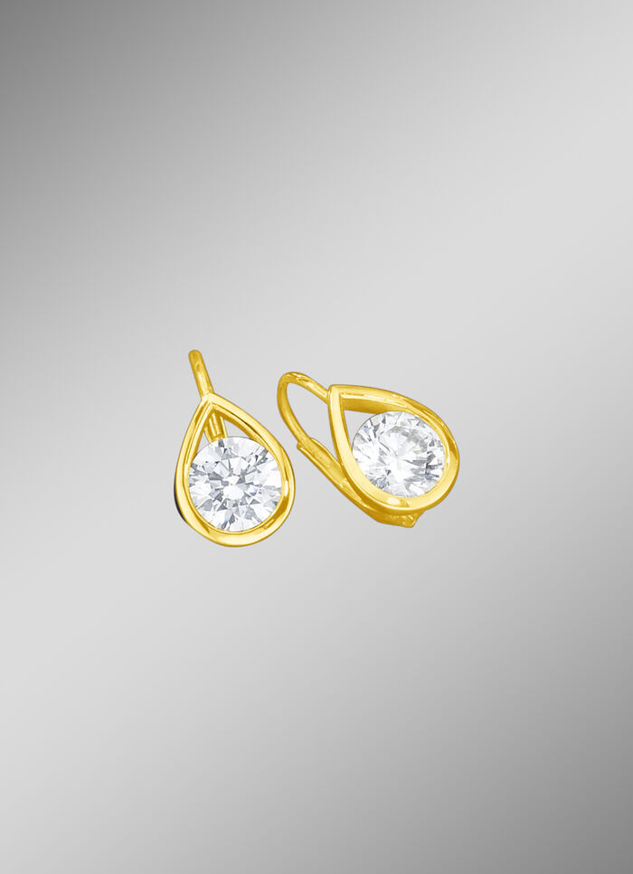 Ohrringe im Tropfen-Design 