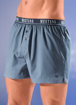 Mustang Zweierpack Boxershorts mit Elastikbund 