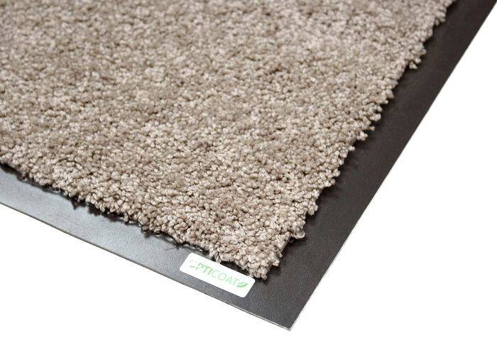 Schmutzfangmatte mit rutschfester R&uuml;ckseite BEIGE