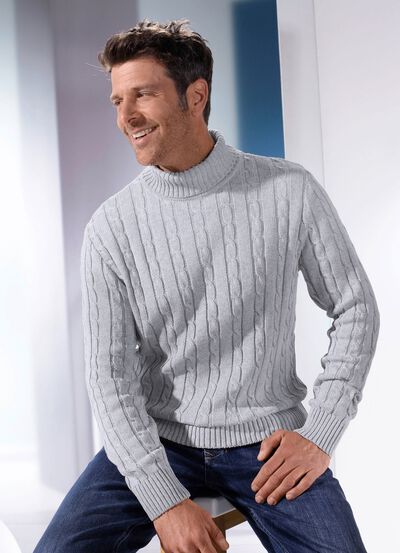 Rollkragenpullover in 5 Farben 