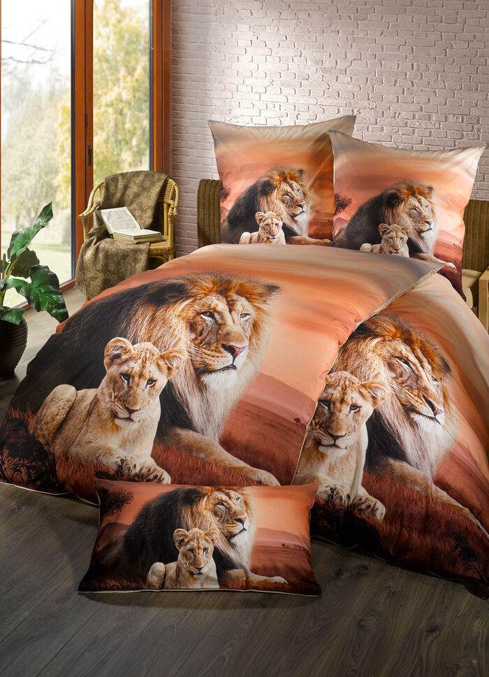 Bettwäsche-Garnitur mit Digitaldruck 