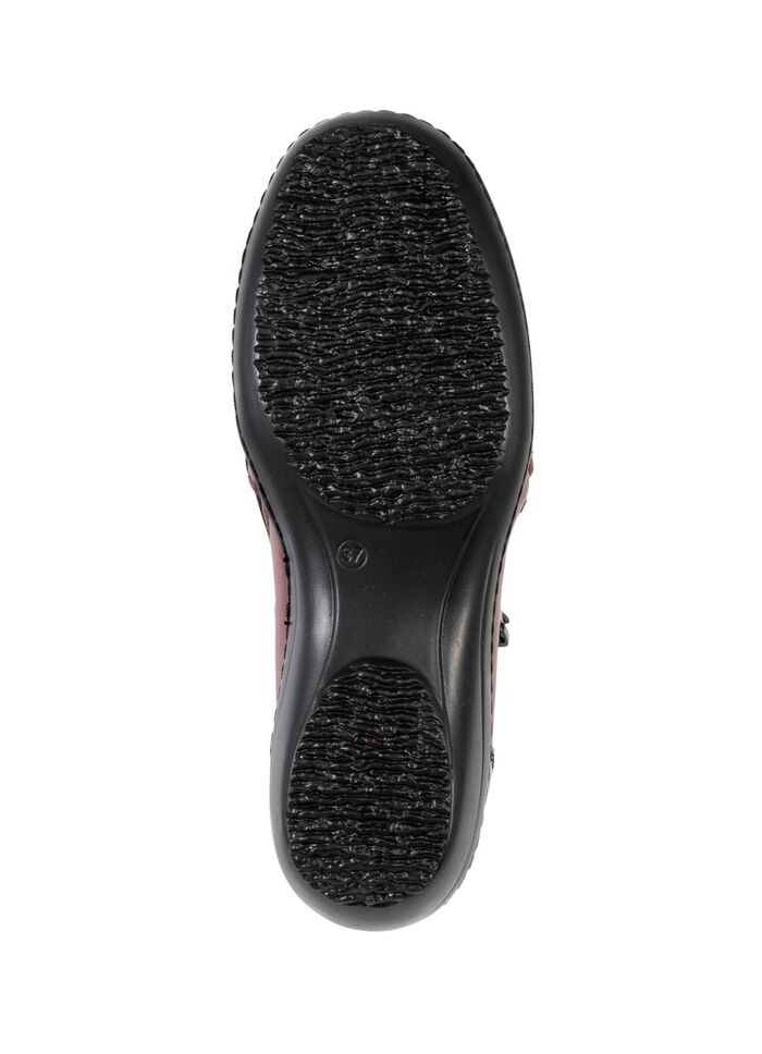 ELENA EDEN Bootie aus teilweise reptilgepr&auml;gtem Nappaleder 