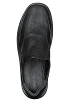 GINO GALANTE, klassische Herren-Slipper, mit herausnehmbarem Fußbett SCHWARZ