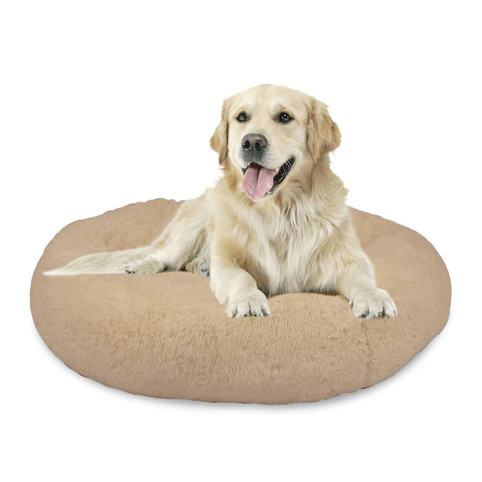 Ultraflauschiges Hunde-/Katzenbett aus Premiumplüsch 