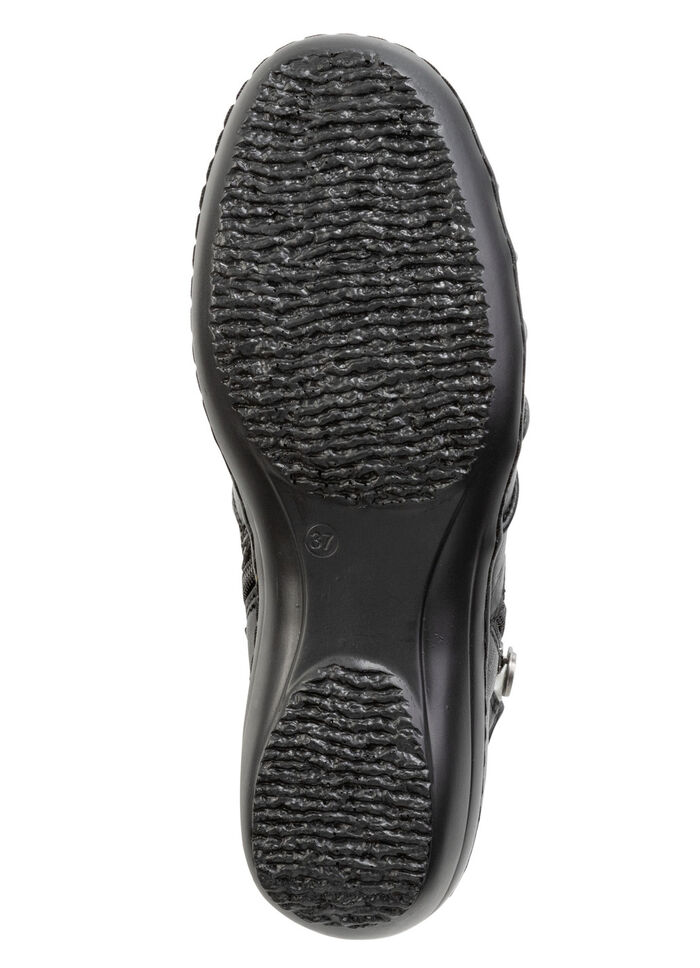 ELENA EDEN, bequeme Damen-Boots, Weite H, mit herausnehmbarem Fußbett SCHWARZ