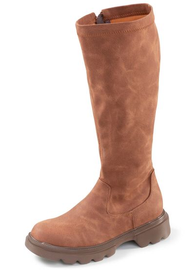 Andrea Conti, klassische Damen-Stiefel, mit Innenrei&szlig;verschluss 