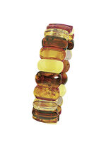 Armband, echte bunte Naturbernsteine 