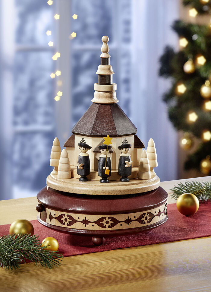 Spieldose Seiffener Kirche aus dem Erzgebirge 