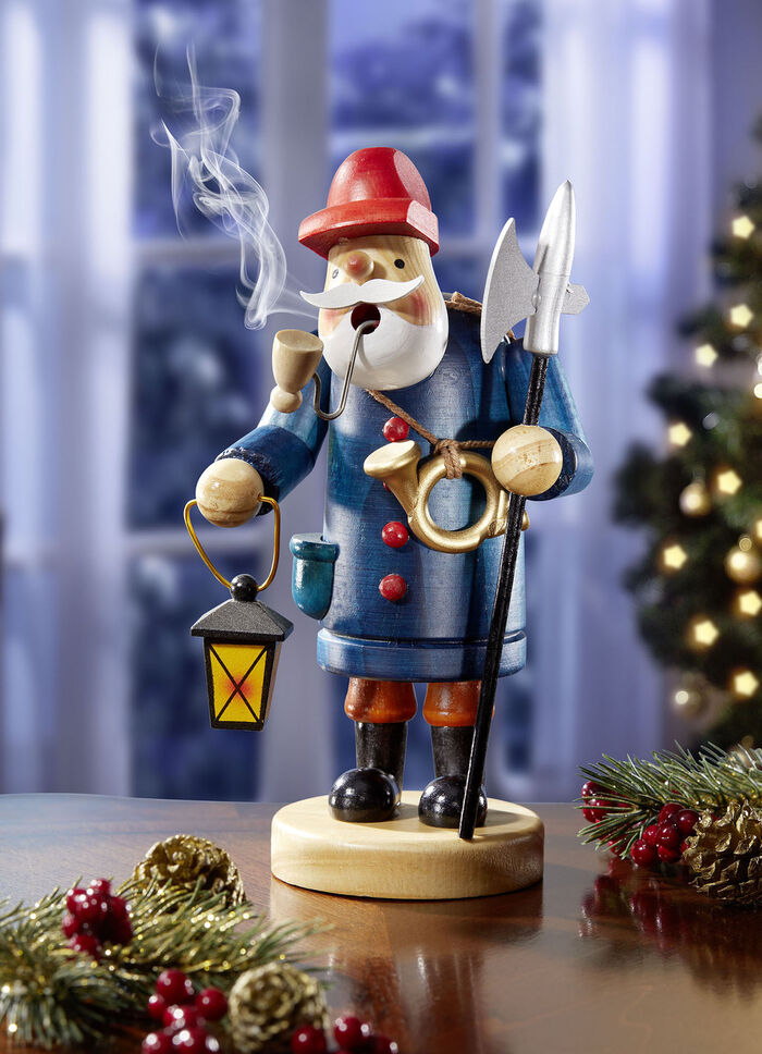 Räuchermännchen Nachtwächter aus Holz 
