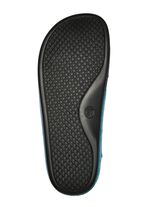 Laurina, klassische Damen-Hausschuhe, Weite H, mit anatomisch geformtem Fu&szlig;bett BLAU-T&Uuml;RKIS